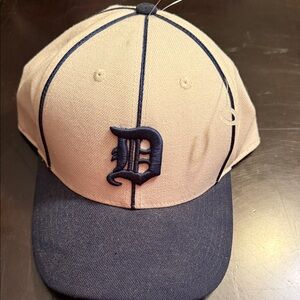 American Needle Cream and Navy Cap
